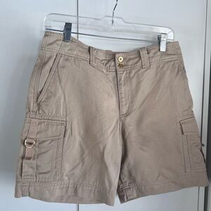 Ralph Lauren Women's Beige Cargo Shorts
